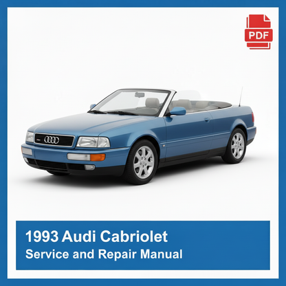 1993 Audi Cabriolet repair manual