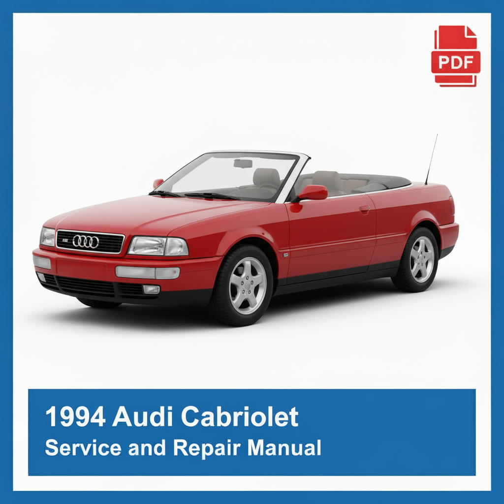 1994 Audi Cabriolet repair manual