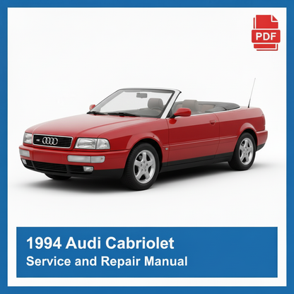 1994 Audi Cabriolet repair manual