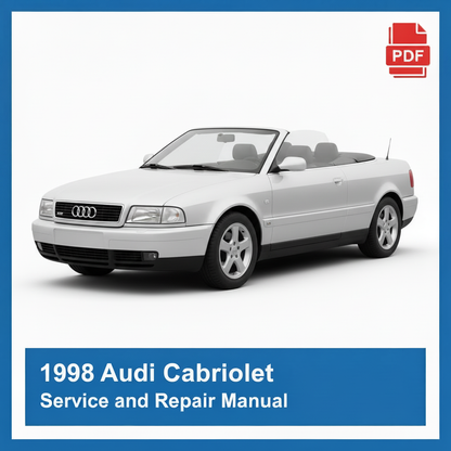 1998 Audi Cabriolet repair manual