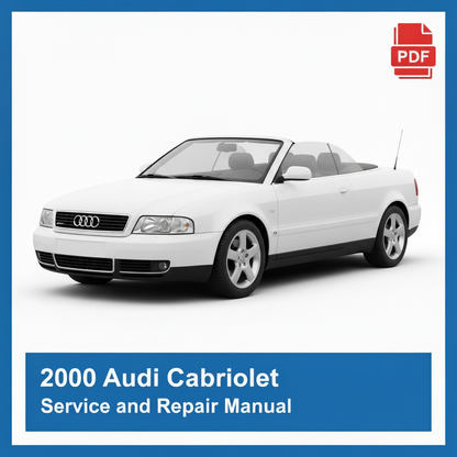 2000 Audi Cabriolet repair manual