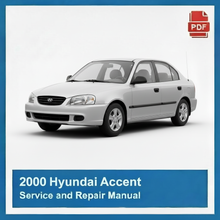 2000 Hyundai Accent Service and Repair Manual