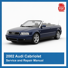 2002 Audi Cabriolet repair manual
