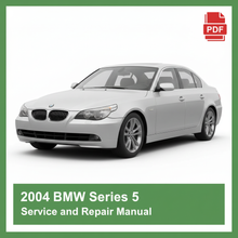 2004 BMW Series 5 Service and Repair Manual