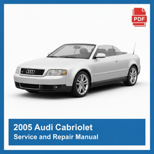 2005 Audi Cabriolet repair manual