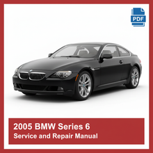 2005 BMW Series 6 Service and Repair Manual