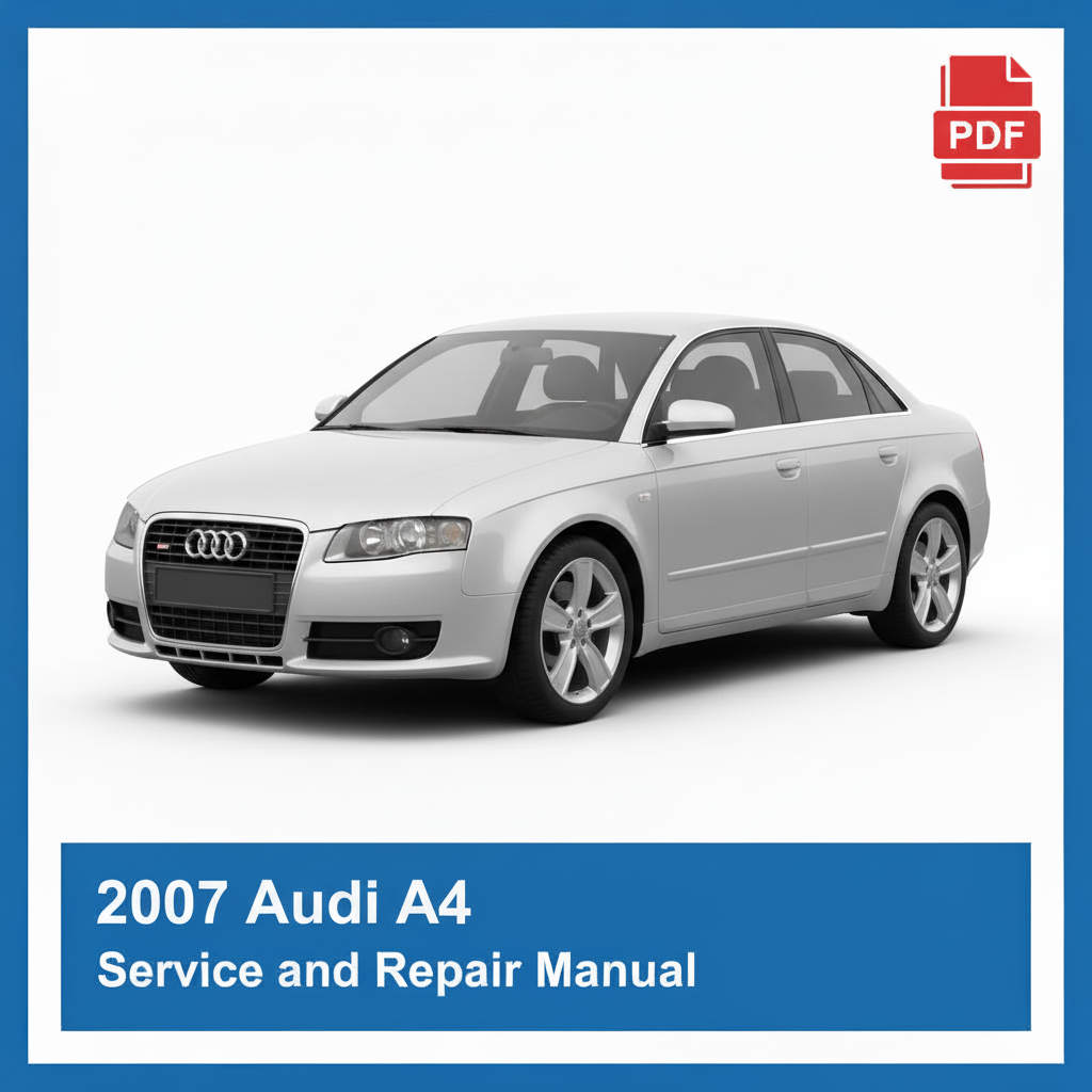 2007 Audi A4 repair manual