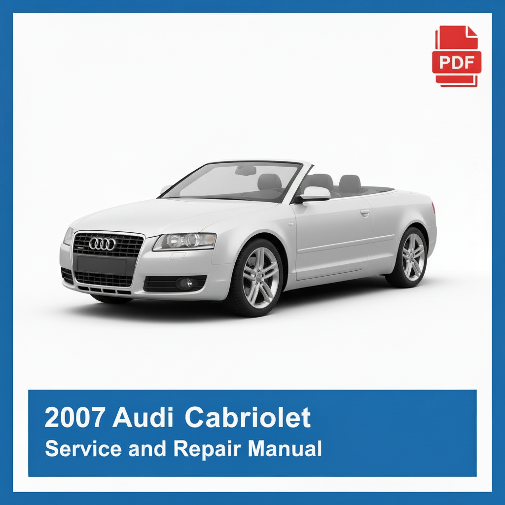 2007 Audi Cabriolet repair manual