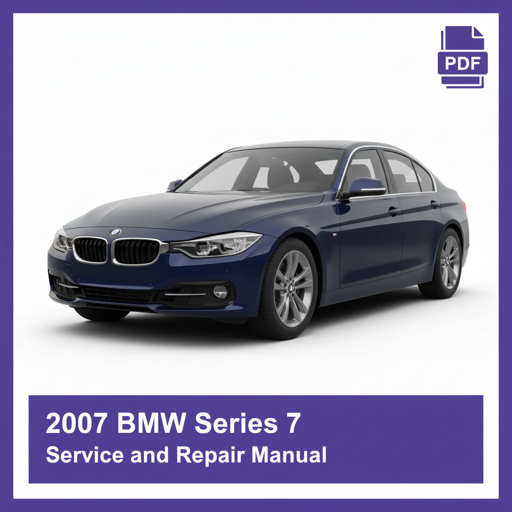2007 BMW Series 7 Service and Repair Manual