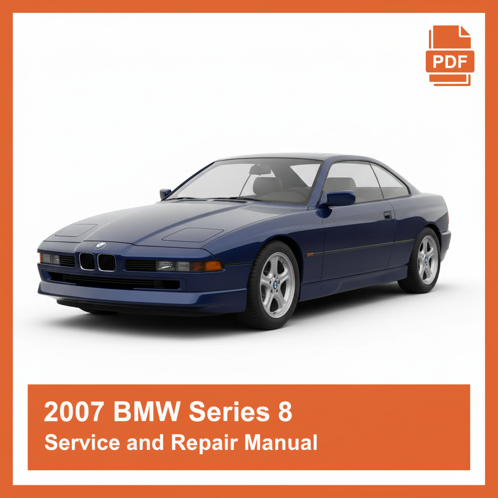 2007 BMW Series 8 Service and Repair Manual