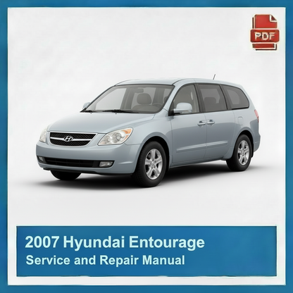 2007 Hyundai Entourage Repair Manual