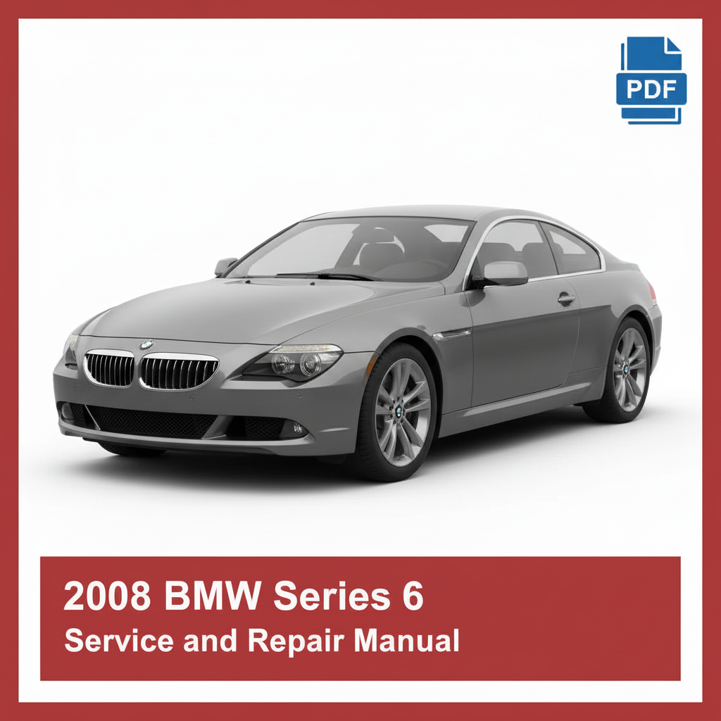 2008 BMW Series 6 Service and Repair Manual
