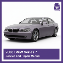 2008 BMW Series 7 Service and Repair Manual