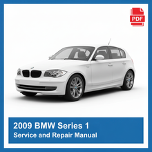 2009 BMW Series 1 Service and Repair Manual