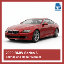 2009 BMW Series 6 Service and Repair Manual