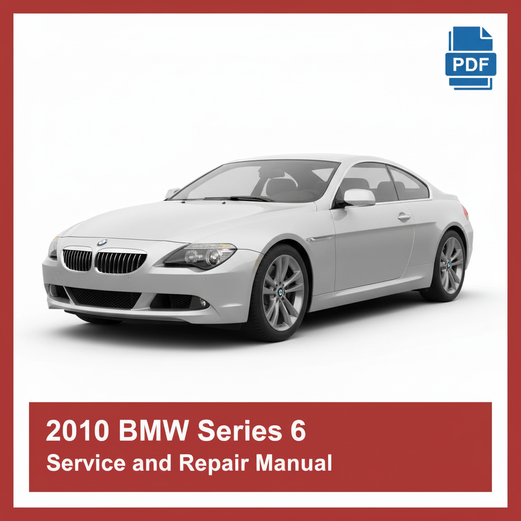 2010 BMW Series 6 Service and Repair Manual