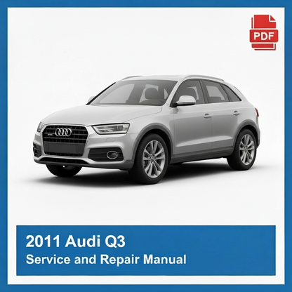 2011 Audi Q3 OEM repair manual 