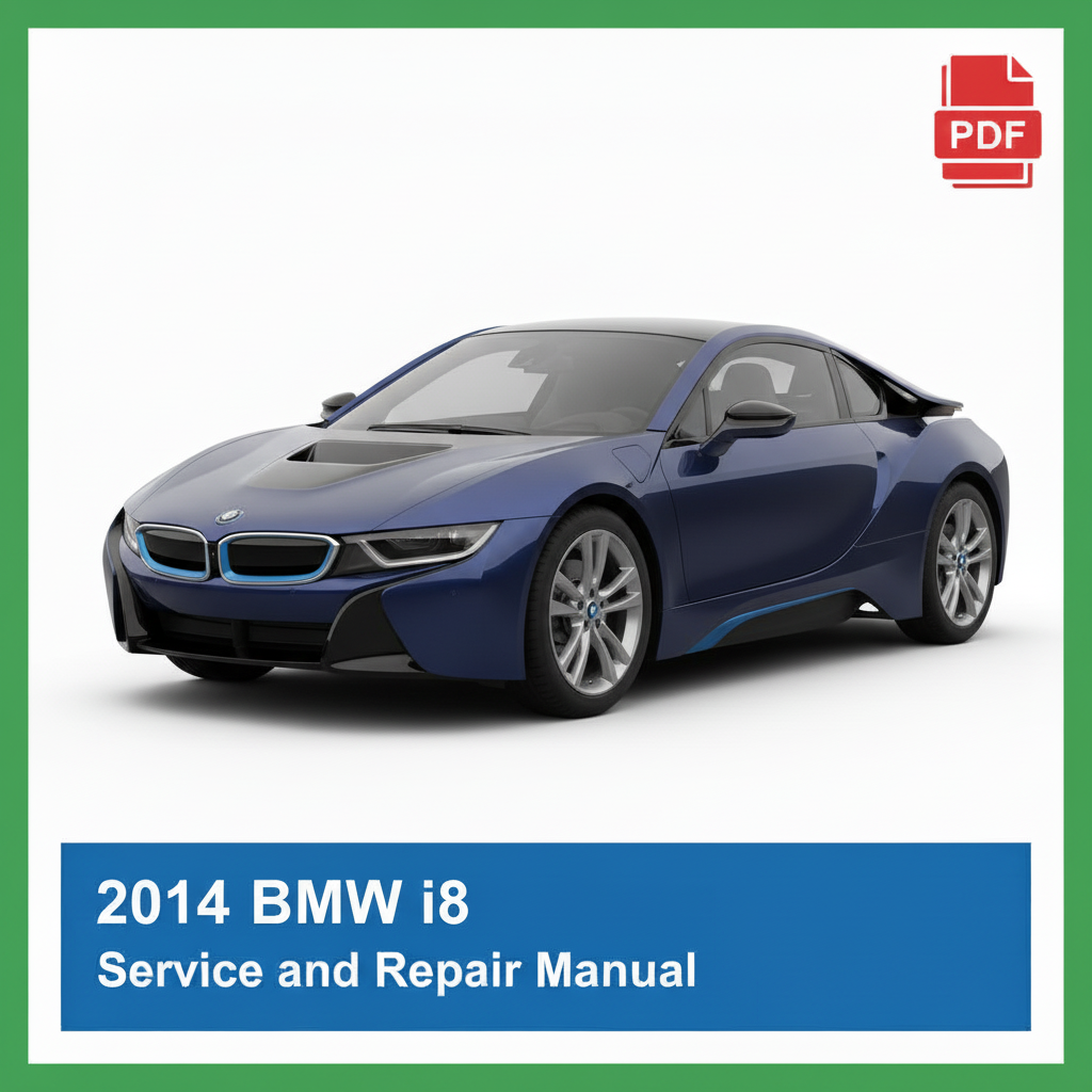 2014 BMW i8 repair manual