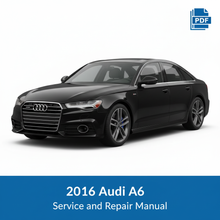 2016 Audi A6 Service and Repair Manual