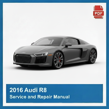 2016 Audi R8 Service and Repair Manual