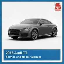 2016 Audi TT Service and Repair Manual