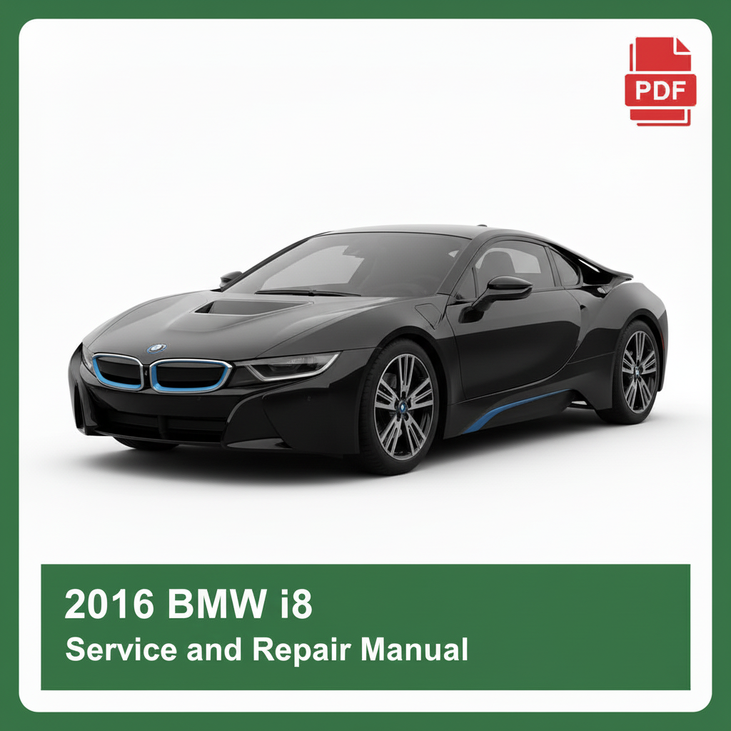 2016 BMW i8 repair manual