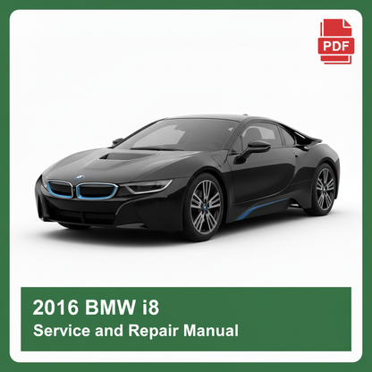 2016 BMW i8 repair manual