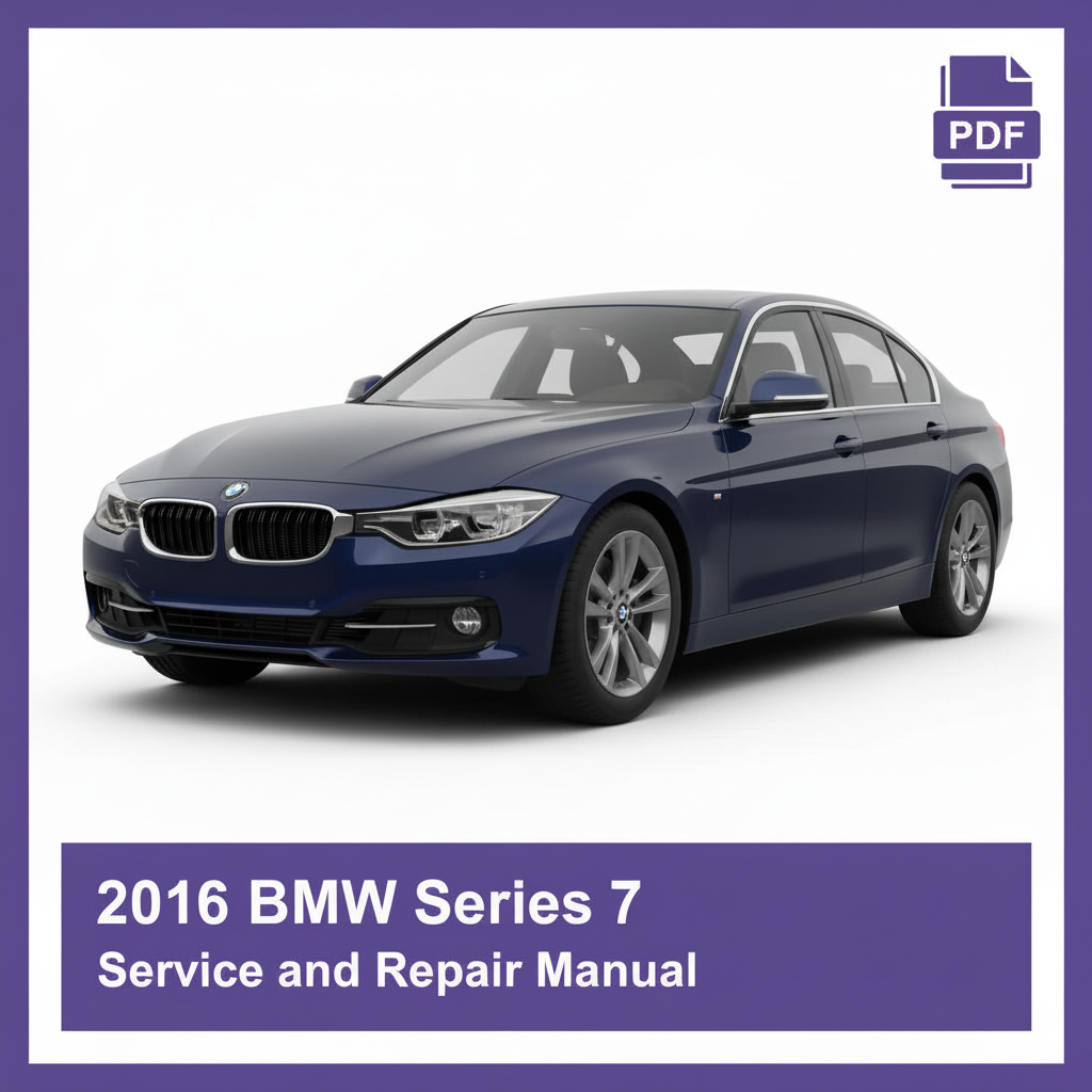 2016 BMW Series 7 Service and Repair Manual