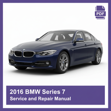 2016 BMW Series 7 Service and Repair Manual