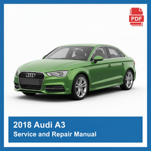 2018 Audi A3 repair manual