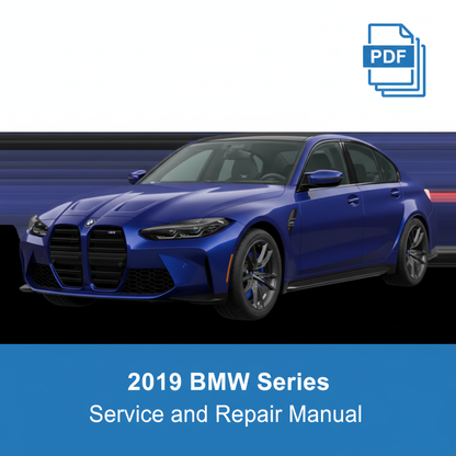 2019 BMW Series 3 Service Repair Manual