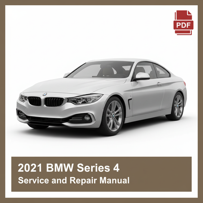 2021 BMW Series 4 Service and Repair Manual