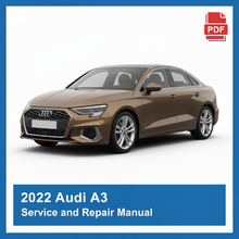 2022 Audi A3 repair manual