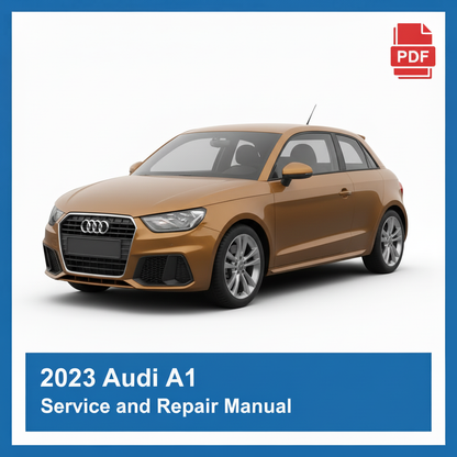 2023 Audi A1 repair manual