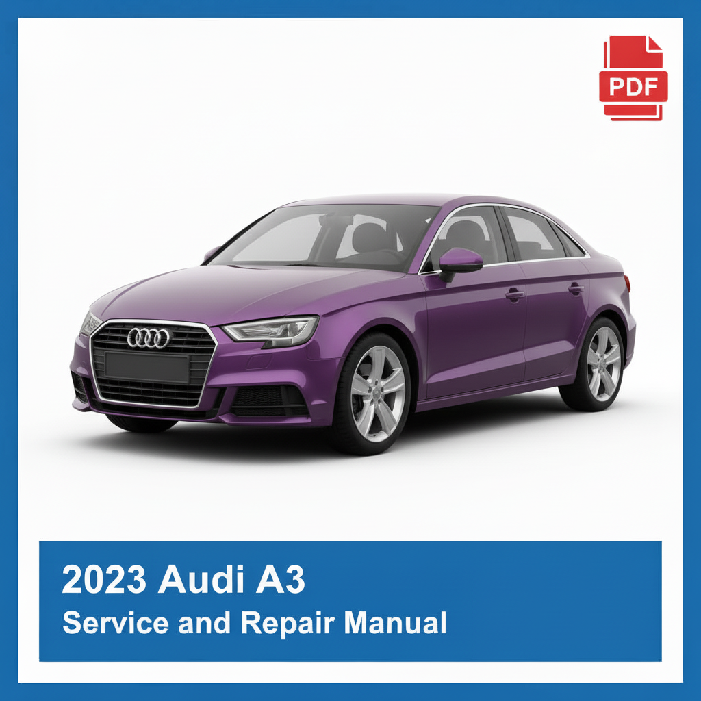2023 Audi A3 repair manual