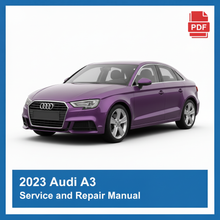 2023 Audi A3 repair manual