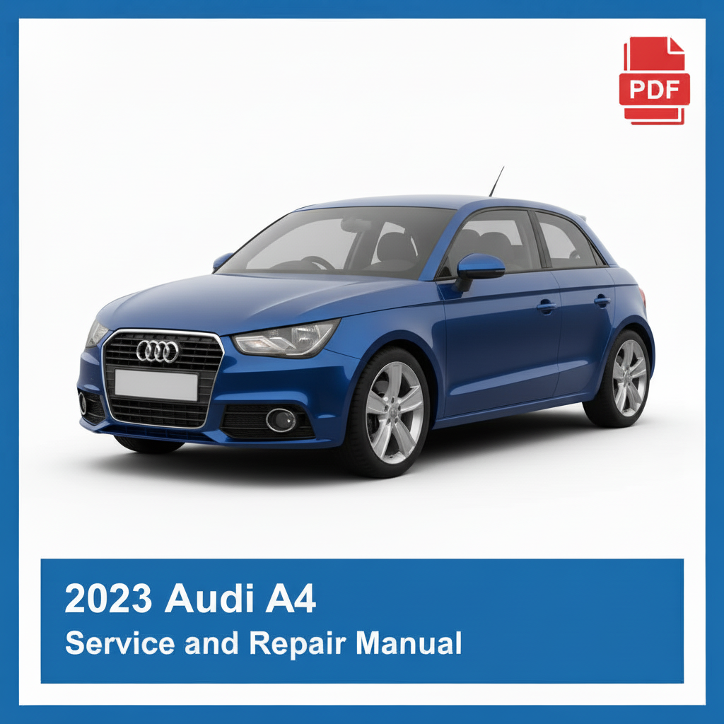 2023 Audi A4 repair manual