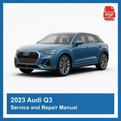 2023 Audi Q3 repair manual