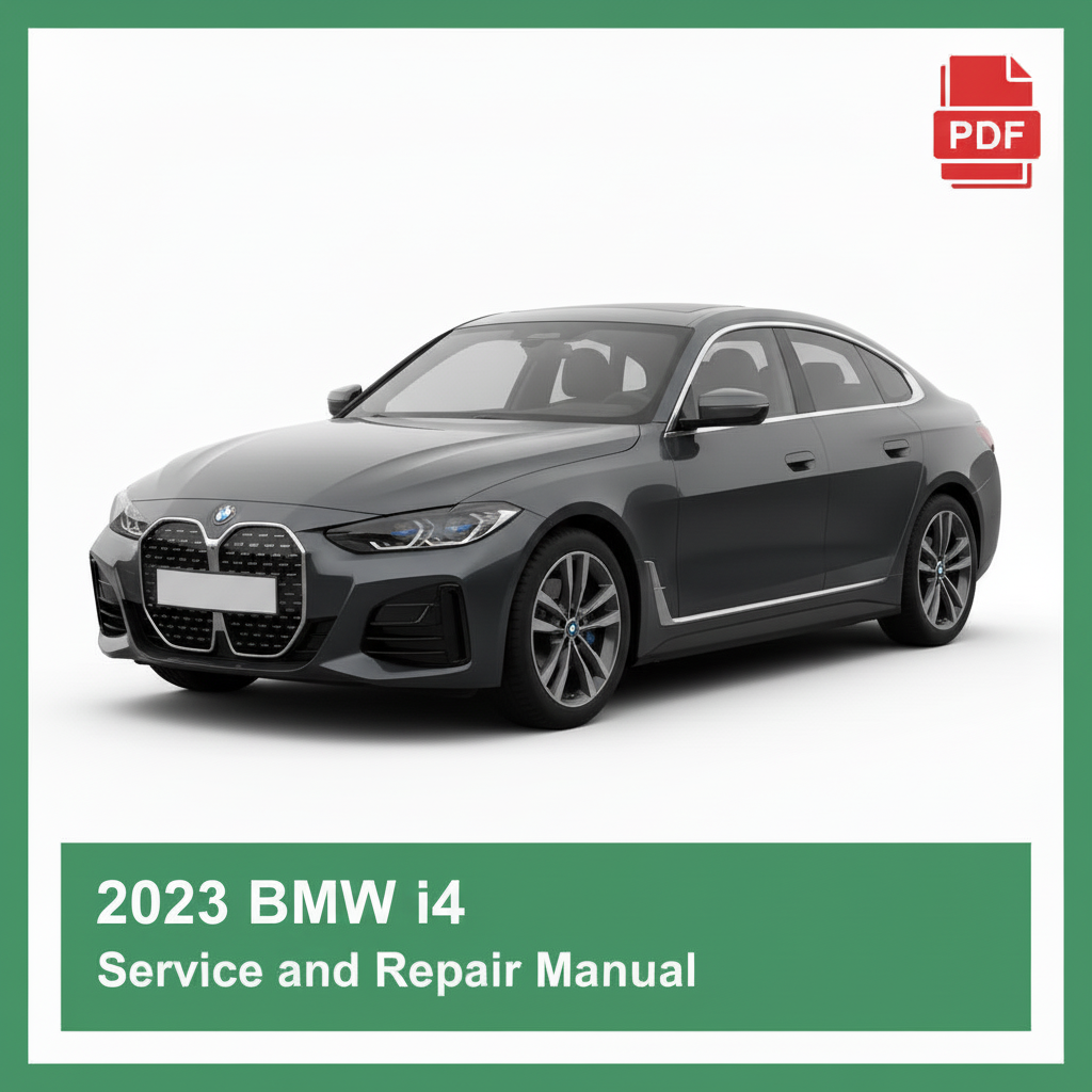 2023 BMW i4 repair manual