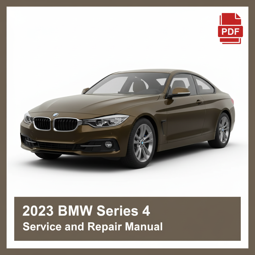 2023 BMW Series 4 Service and Repair Manual