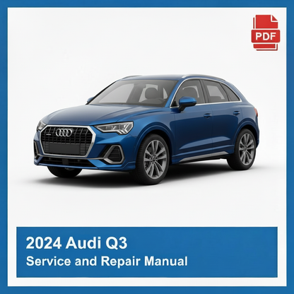 2024 Audi Q3 repair manual