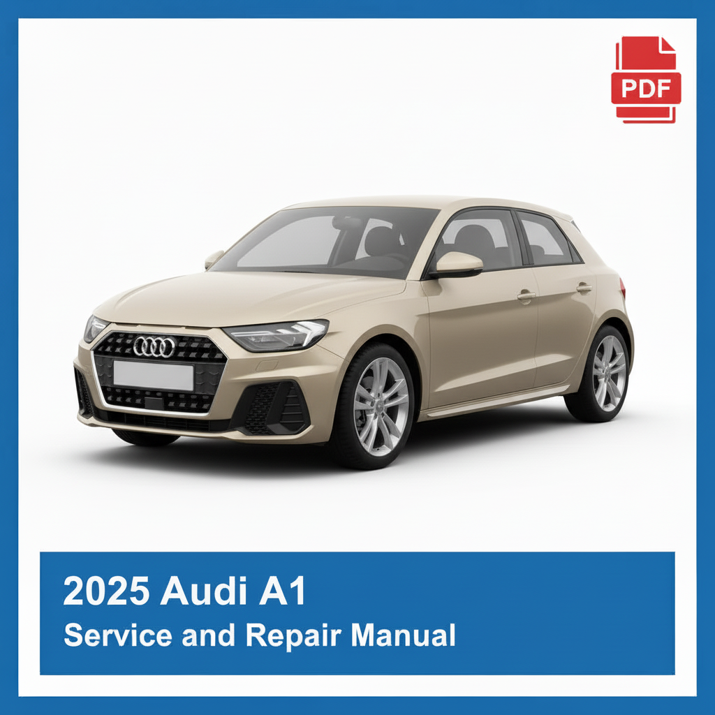 2025 Audi A1 repair manual