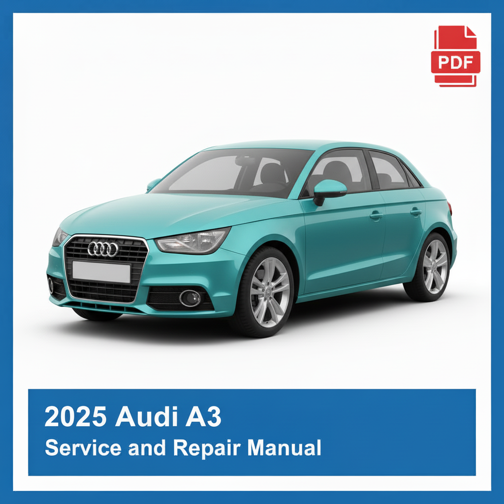 2025 Audi A3 repair manual