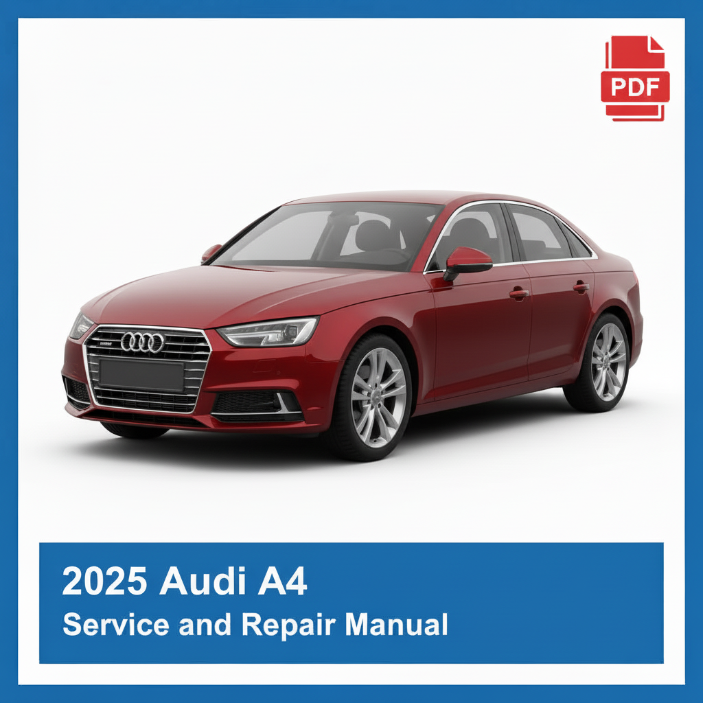 2025 Audi A4 repair manual