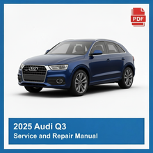 2025 Audi Q3 repair manual