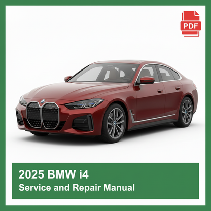 2025 BMW i4 repair manual