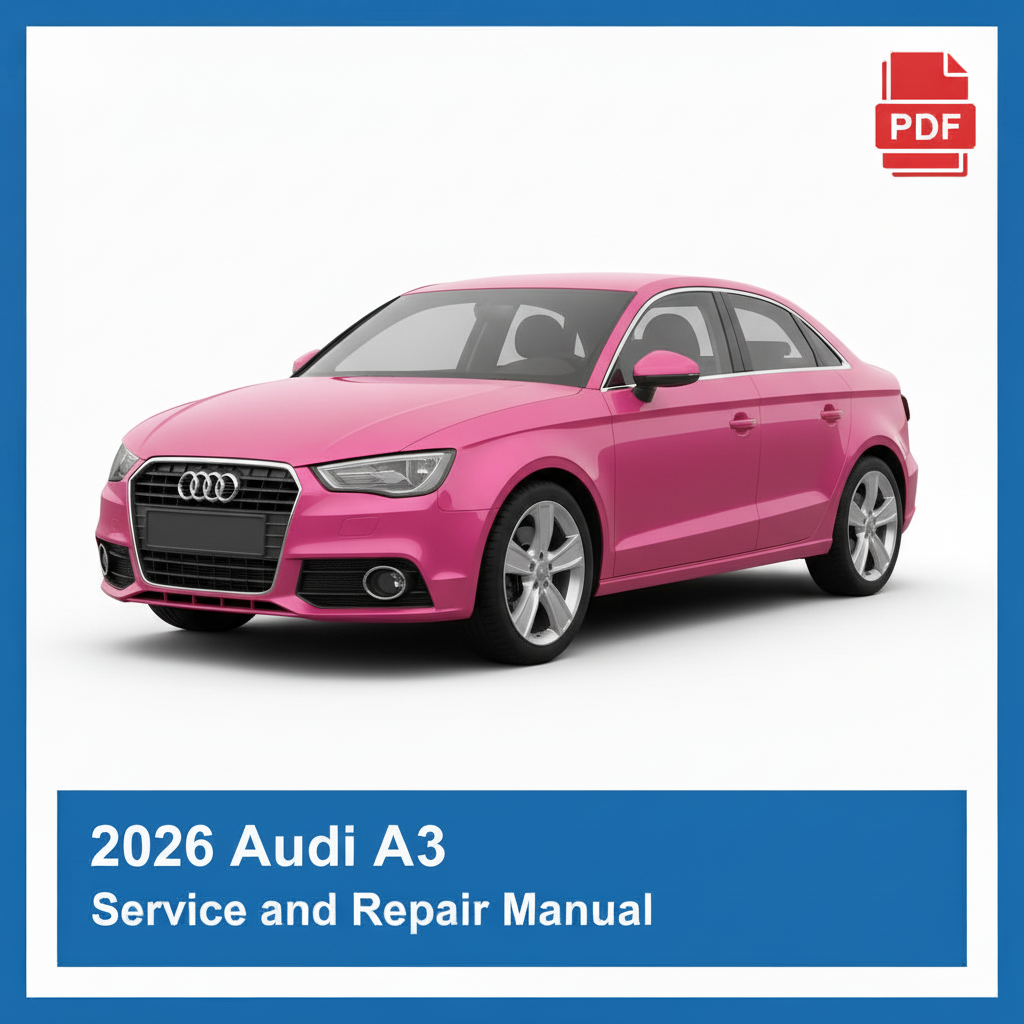 2026 Audi A3 repair manual