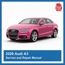 2026 Audi A3 repair manual