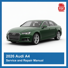2026 Audi A4 repair manual