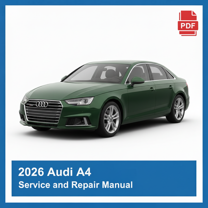 2026 Audi A4 repair manual